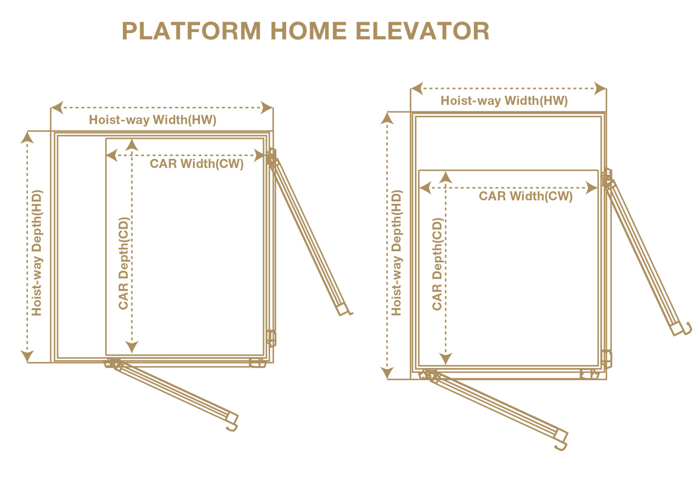 PLATFORM HOME ELEVATOR